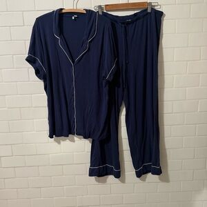 Nordstrom Women's Navy Blue Pajama Set